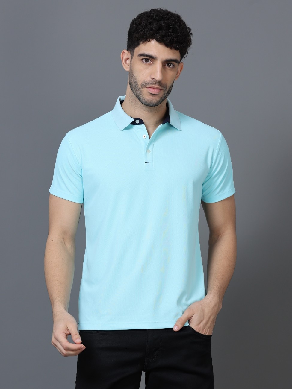 Men Polo T-shirt | Workliesure | Sky Mint
